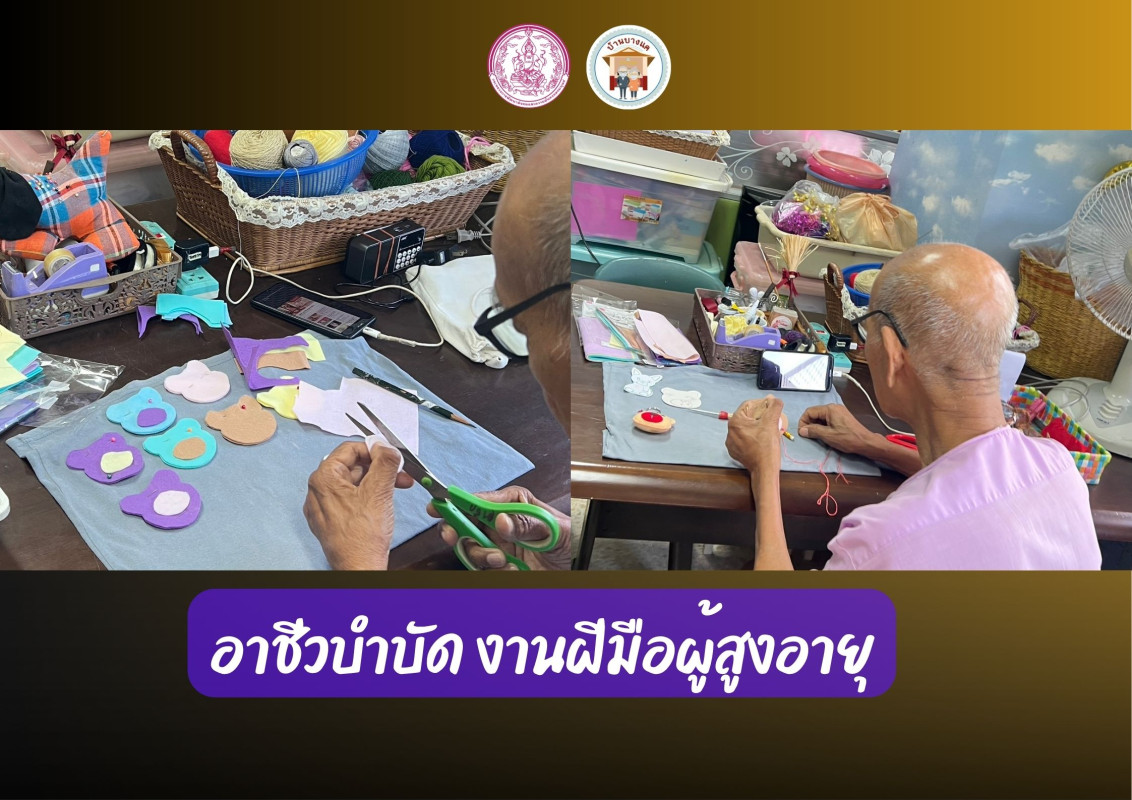 อาชีวบำบัด งานฝีมือผู้สูงอายุ